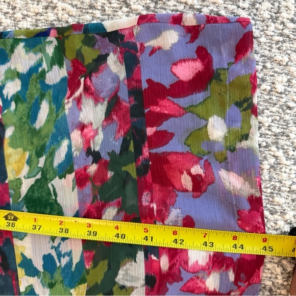 Chico's Allusice Floral Poncho Polyester Cape Sheer Lightweight Size S/M NWT - Picture 8 of 8